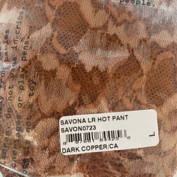 Cosabella Savona Low Rise Boyshort Hot Pant in‎ Dark Copper, Qty 2, Large,  NWT - Picture 3 of 4